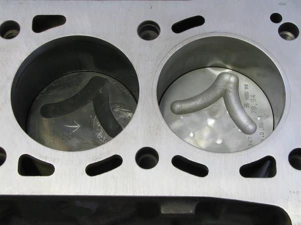 Motorreparatur
Die zerst&ouml;rte Laufbuchse wurde heraus gefr&auml;&szlig;t. Eine neue Laufbuchse und ein neuer Zylinder kamen dem Besitzer etwa 2000.-EUR billiger als ein Austauschmotor.